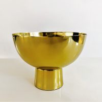 brass pedestal centerpiece