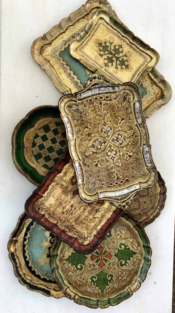 Italian Vintage Desert Trays