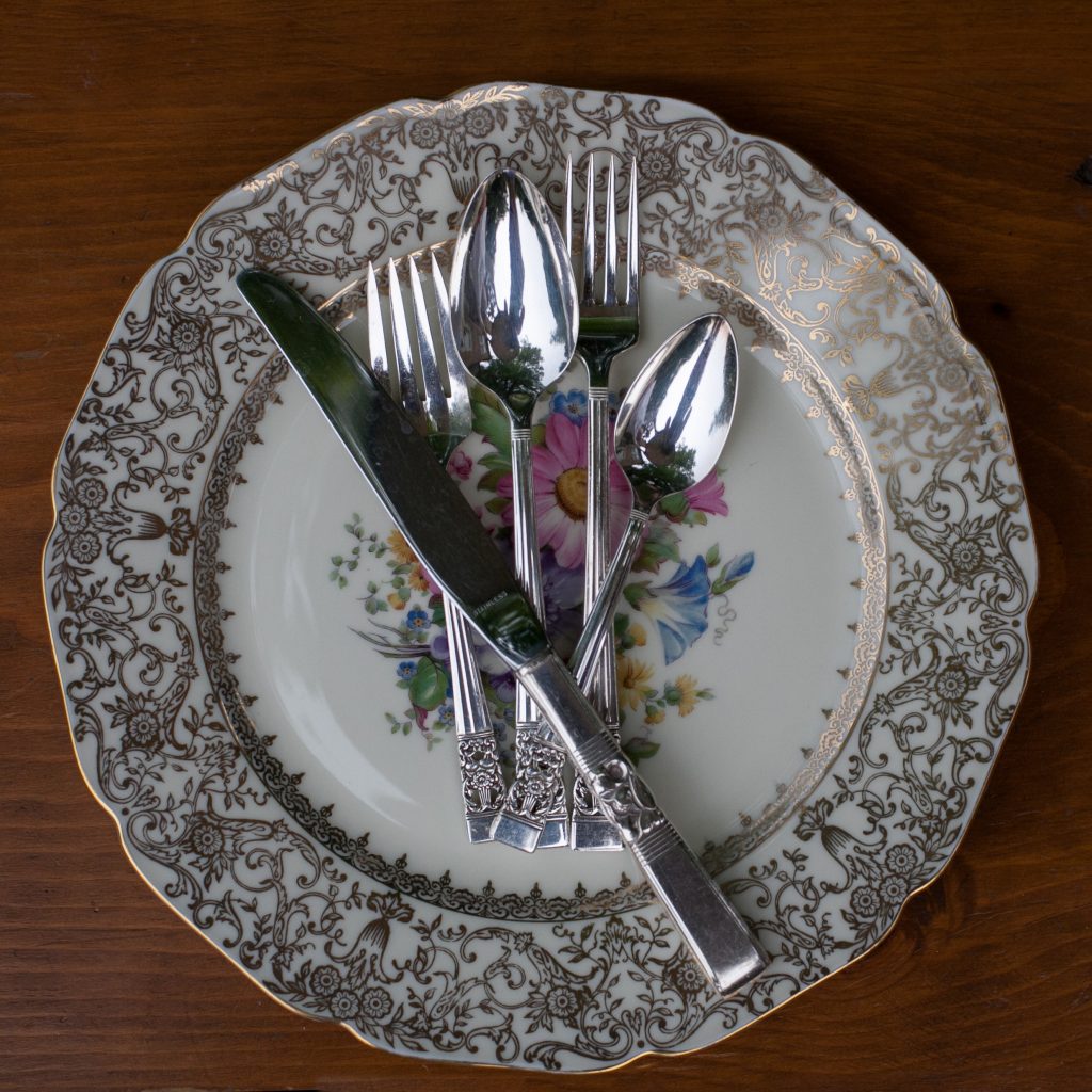 Vintage Silver Plated Mismatched Flatware