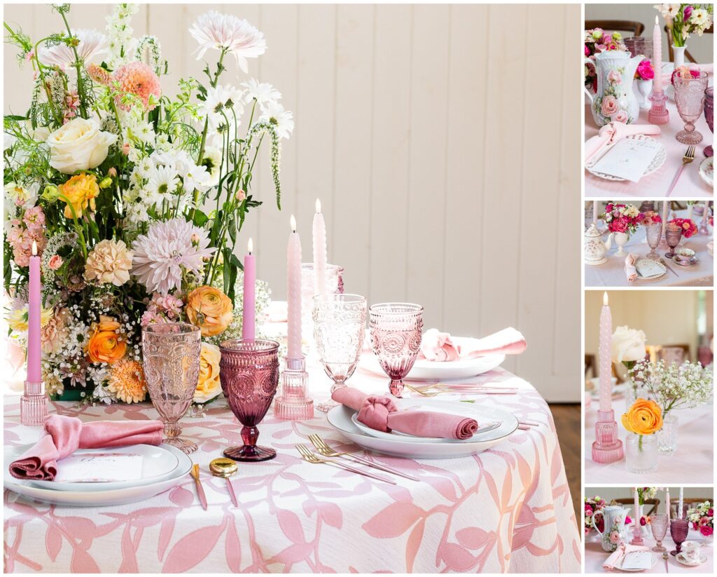 pink dinner party