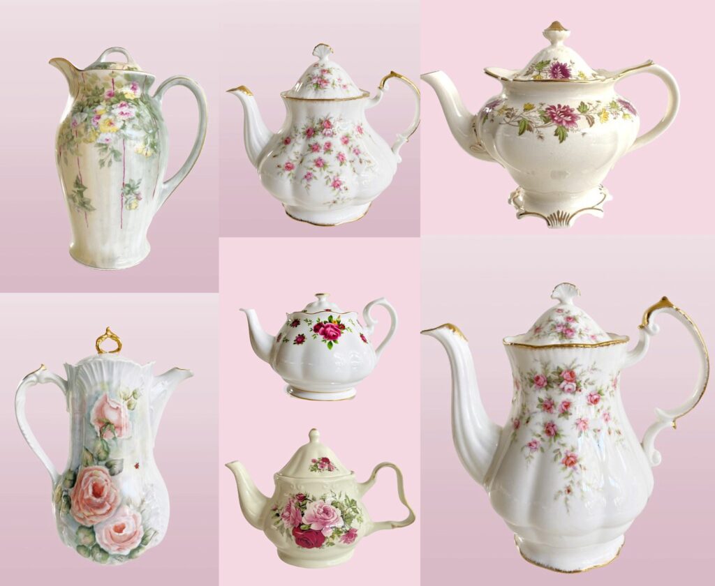 vintage teapots