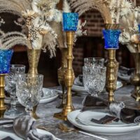 vintage votive candle rental