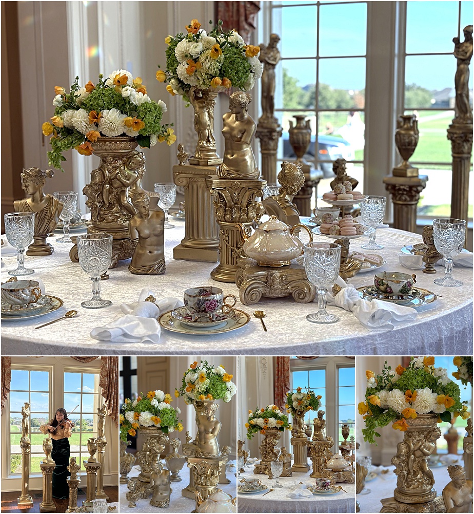 bridgerton themed party decor