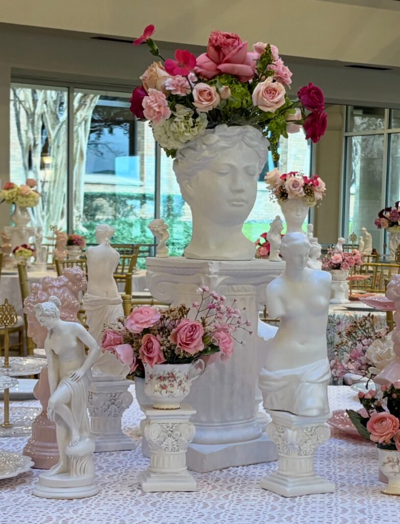 dallas ft worth garden party decor