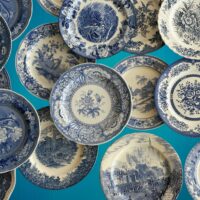 blue chinoiserie China