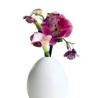 orb white vase