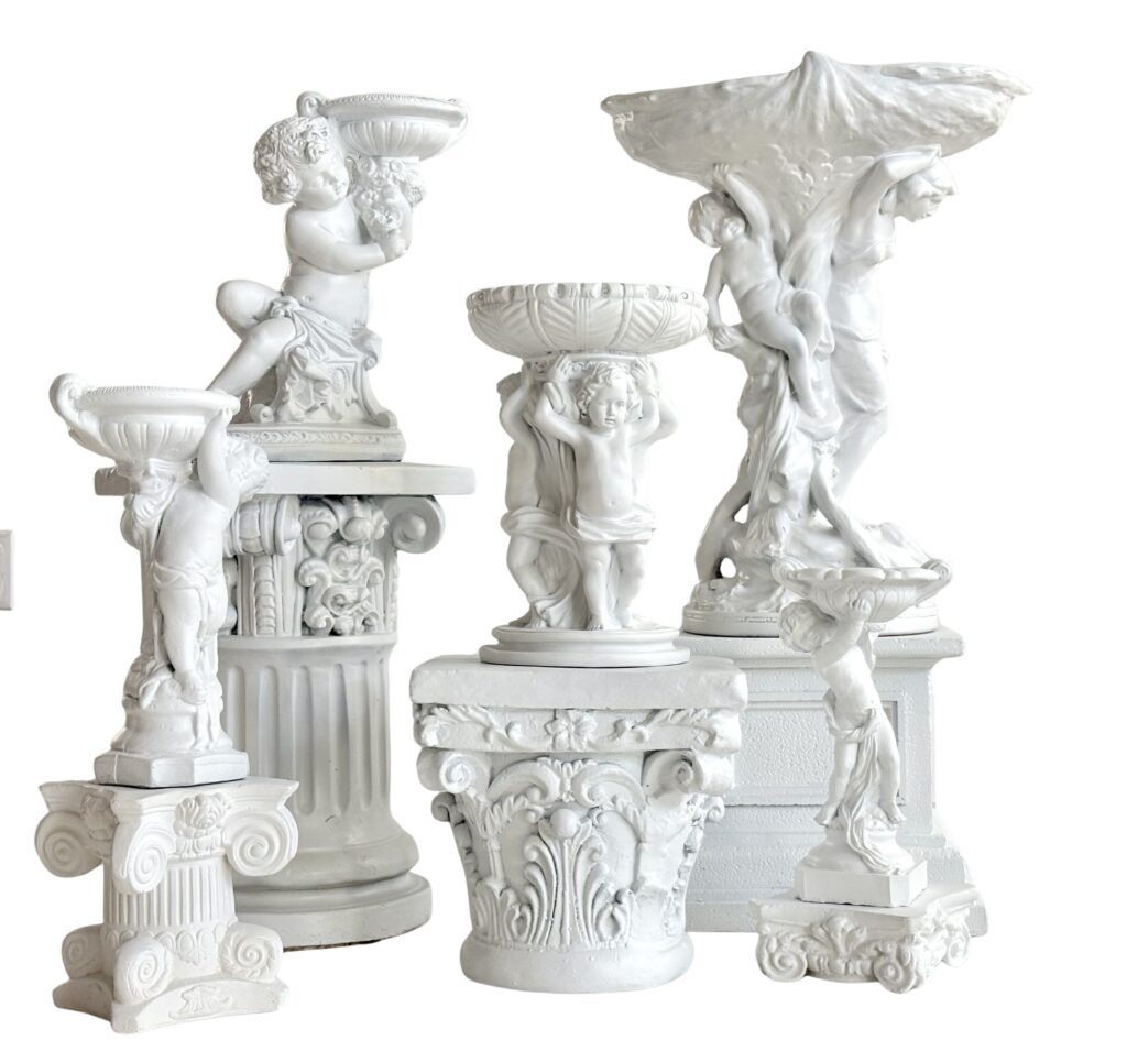 rococo cherub prop rental
