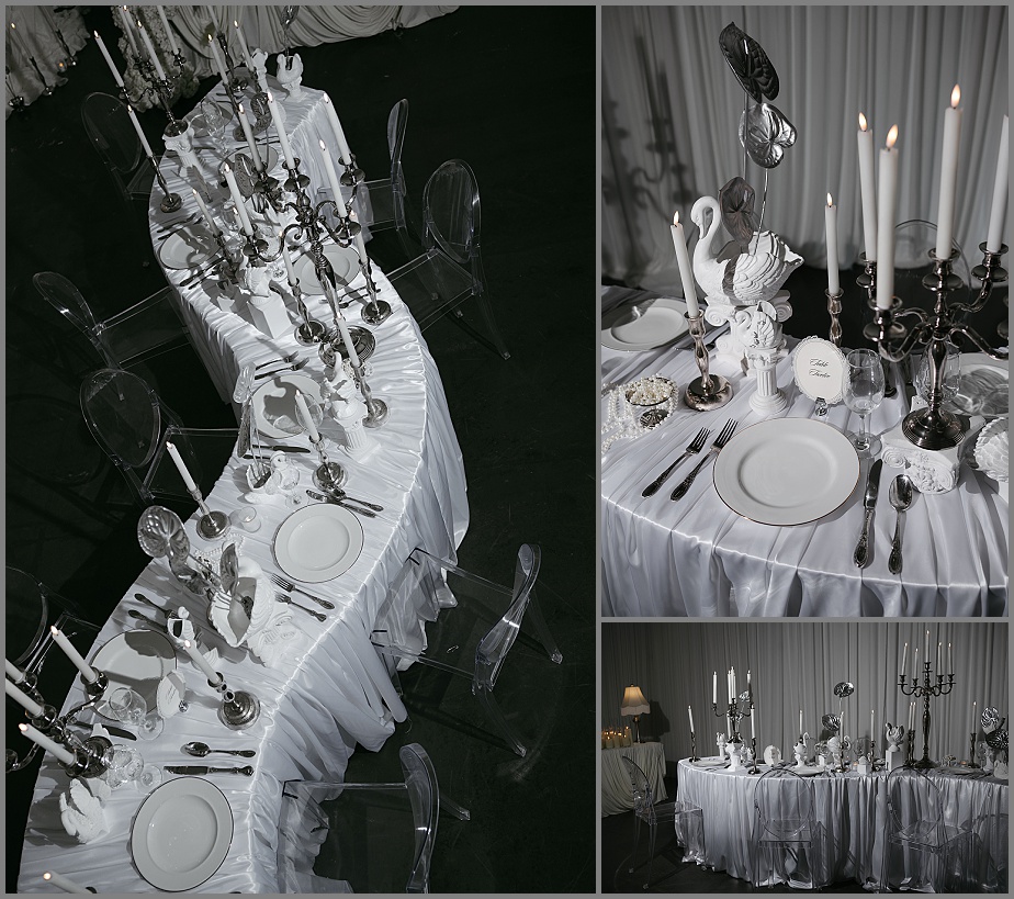 Silver candlestick rental dfw