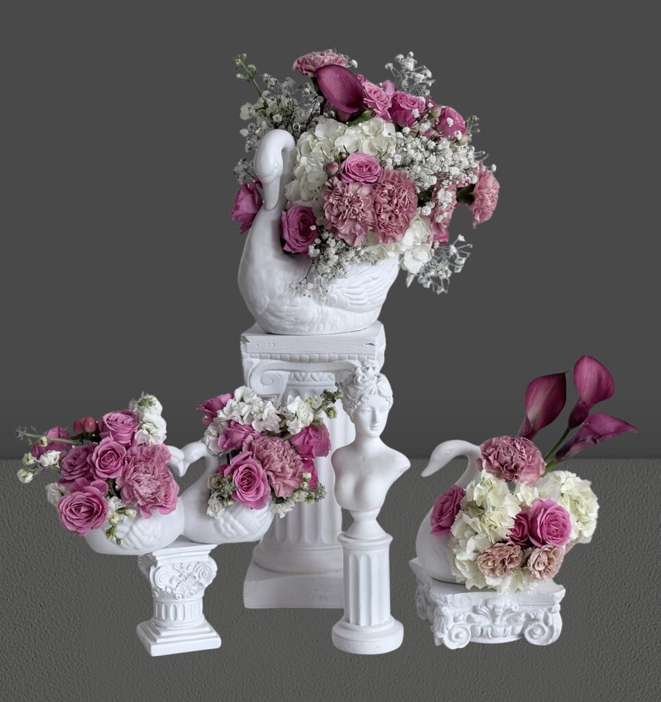 swan lake inspired party decoe