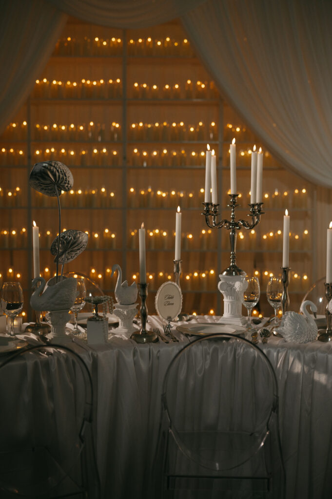 dallas silver candlestick rental