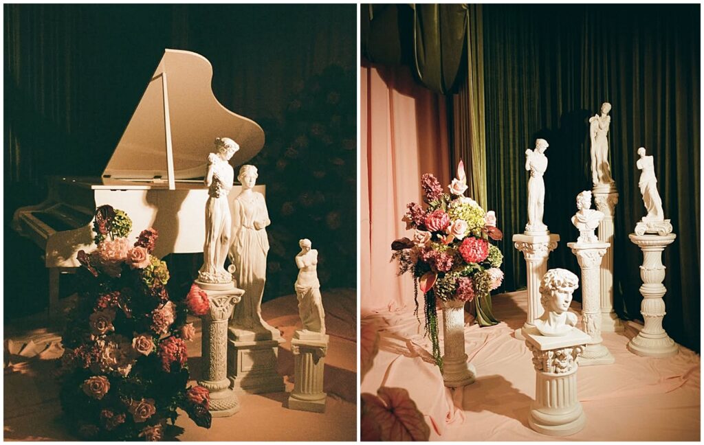 old world statue prop rental