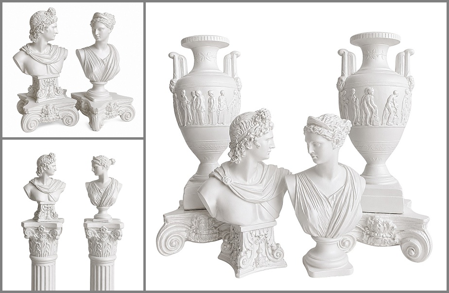 roman bust head prop dfw