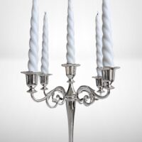silver-candleholder rental dallas dfw